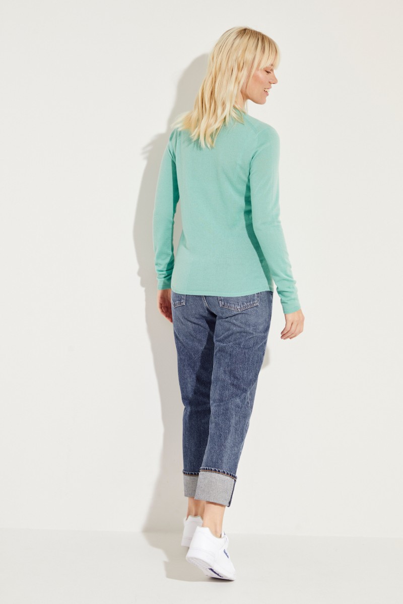 Cashmere-Pullover 'Riverstone' Grün