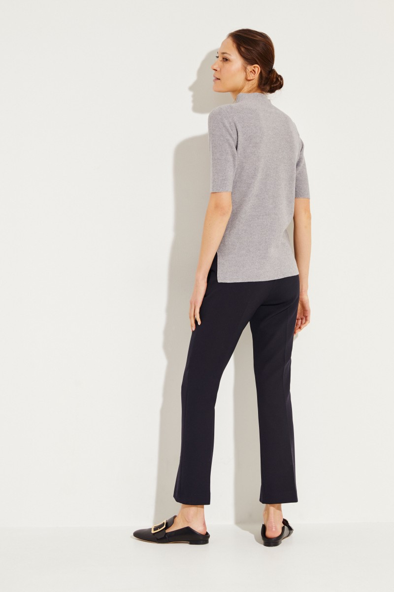 Turtleneck-Pullover Grau