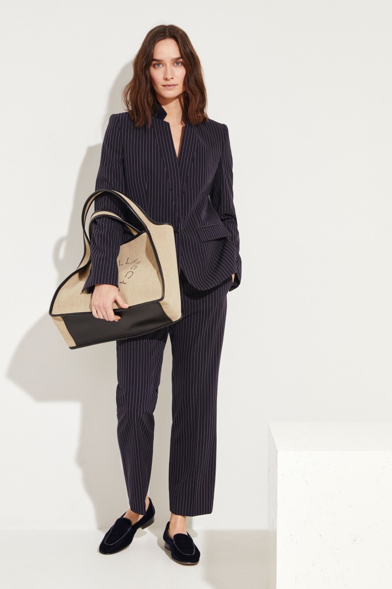 Shopper 'Tote' mit Logo Beige/Schwarz