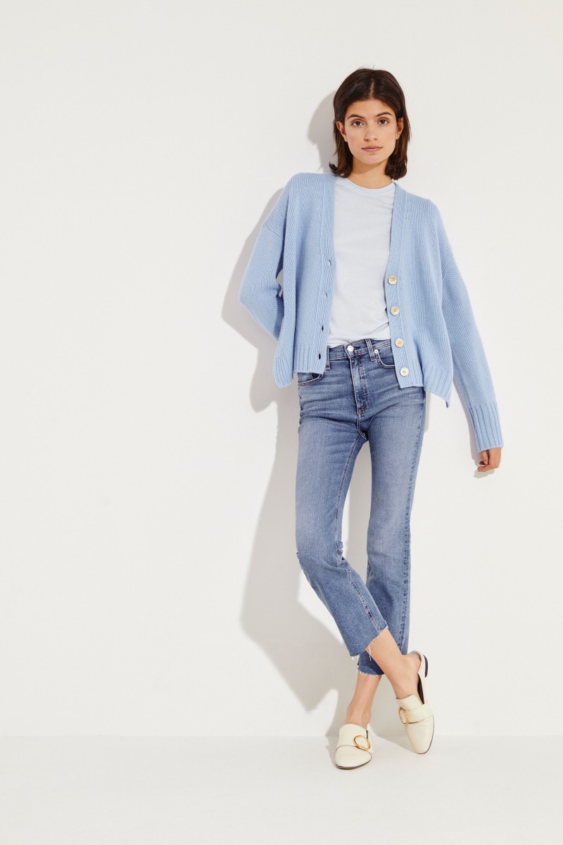 Schlichtes T-Shirt Blau