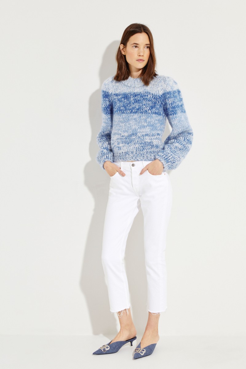 Mohair-wool sweater Blue