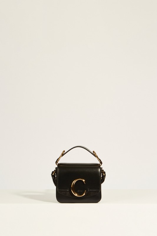 Tasche 'Chloé C Mini' Schwarz
