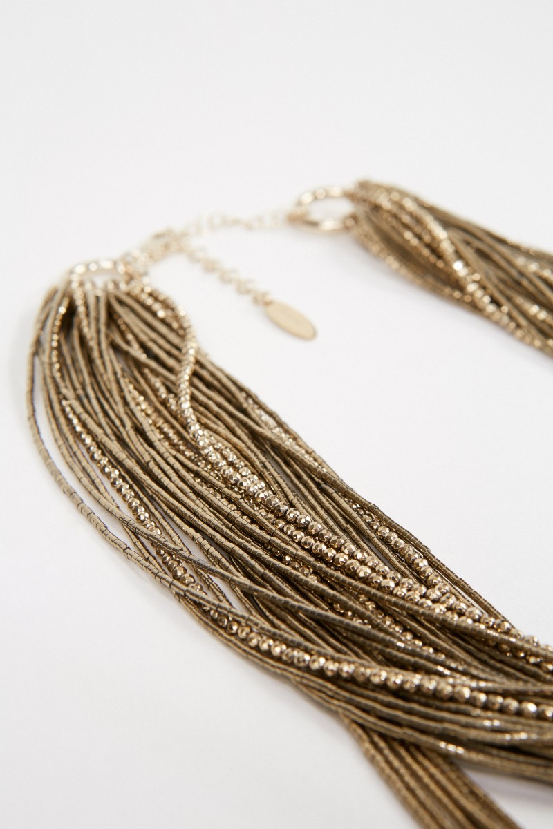 Brunello Cucinelli Kette mit Details Gold