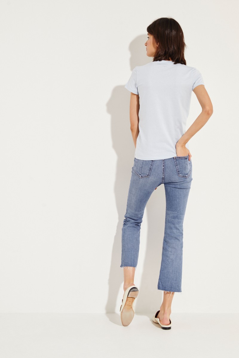 Schlichtes T-Shirt Blau