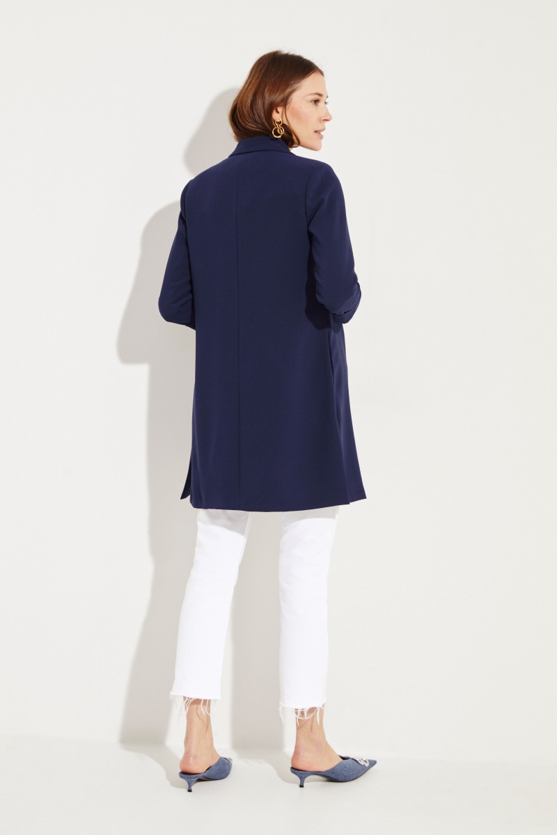 Langer Blazer Blau