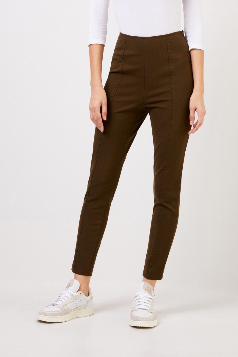 Steffen Schraut Highrise Hose Khaki