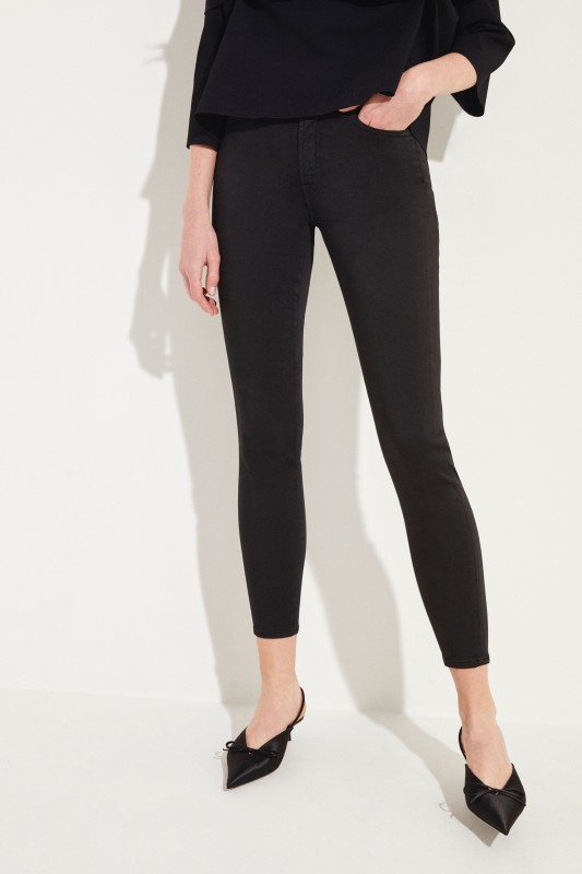 Jeans 'The Skinny Crop' Schwarz