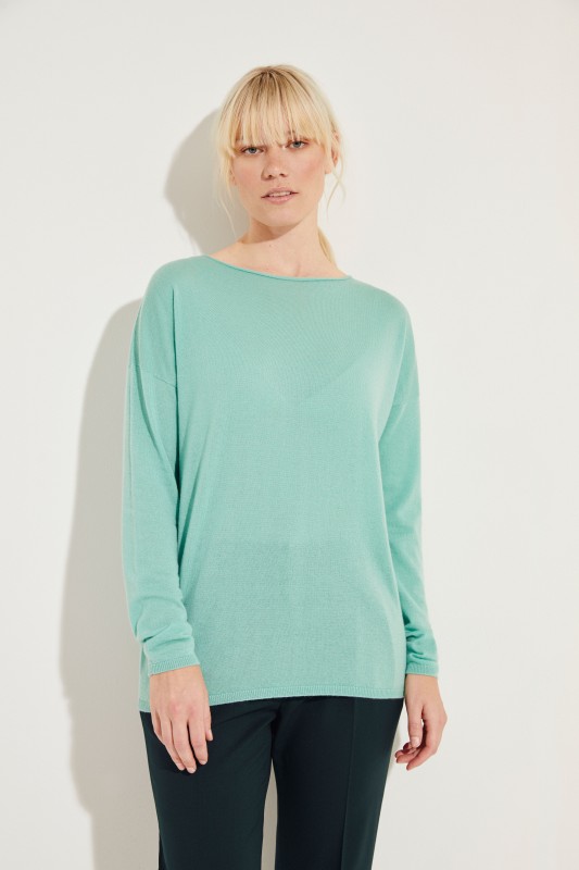 Cashmere-Pullover 'Lana' Grün