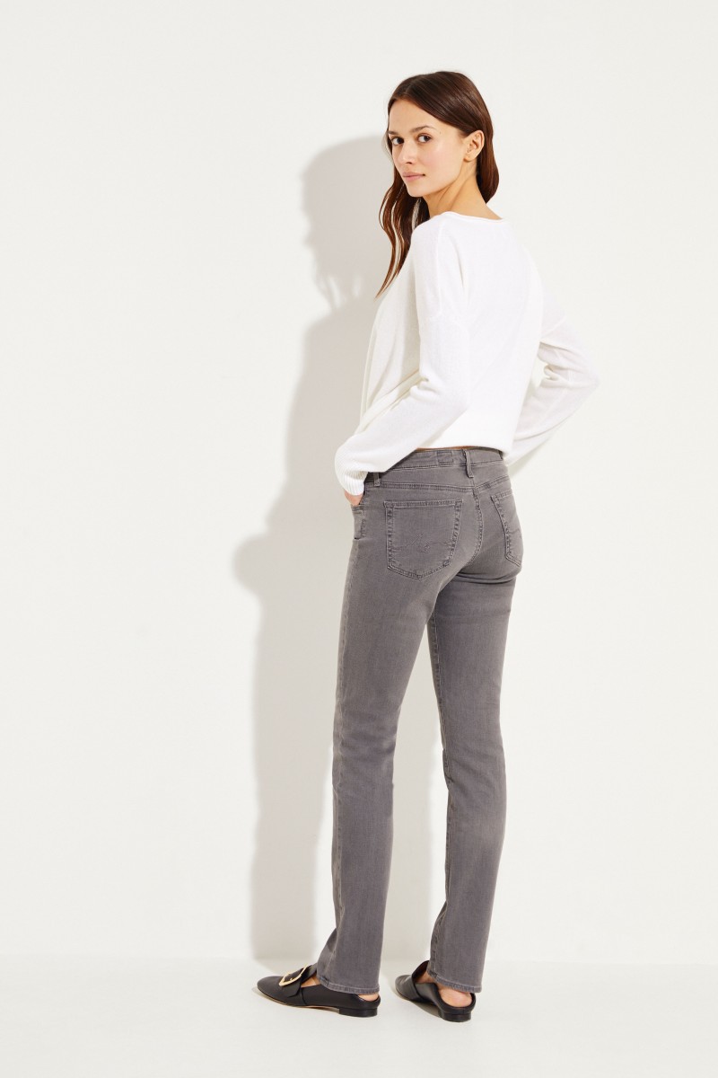 Straight Leg Jeans 'The Harper' Grau