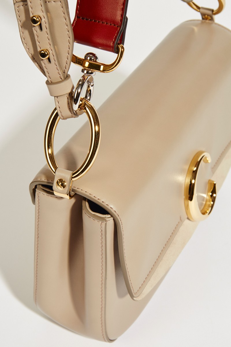 Tasche 'Chloé C Medium' Motty Grey