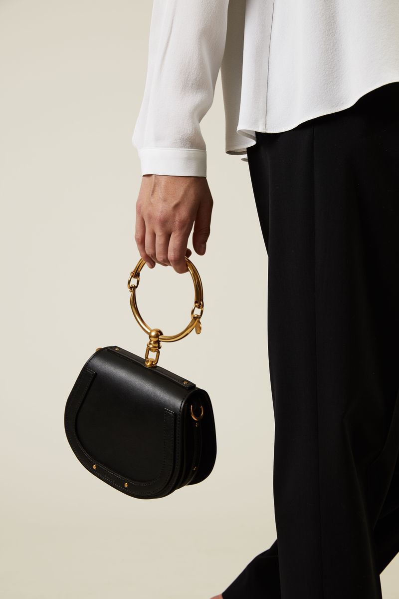 Umhängetasche 'Nile Small' Schwarz