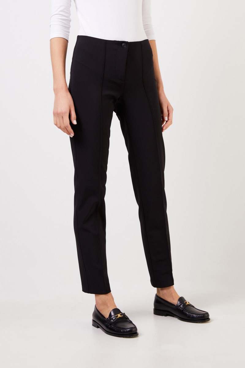Cambio Stretch-Hose 'Ros Straaight Long' Schwarz
