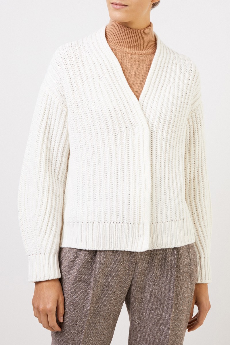 Iris von Arnim Cashmere-Cardigan 'Sinja' Ecru
