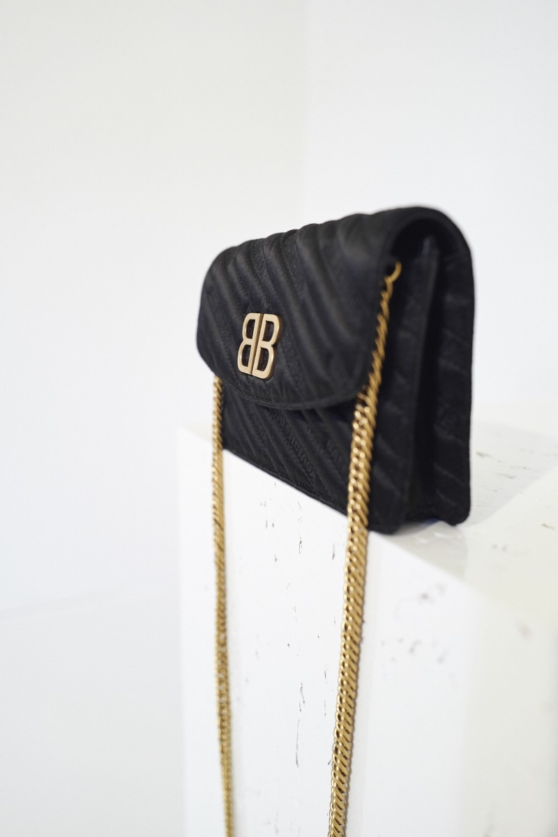 Umhängetasche 'BB Wallet' mit Logo Schwarz
