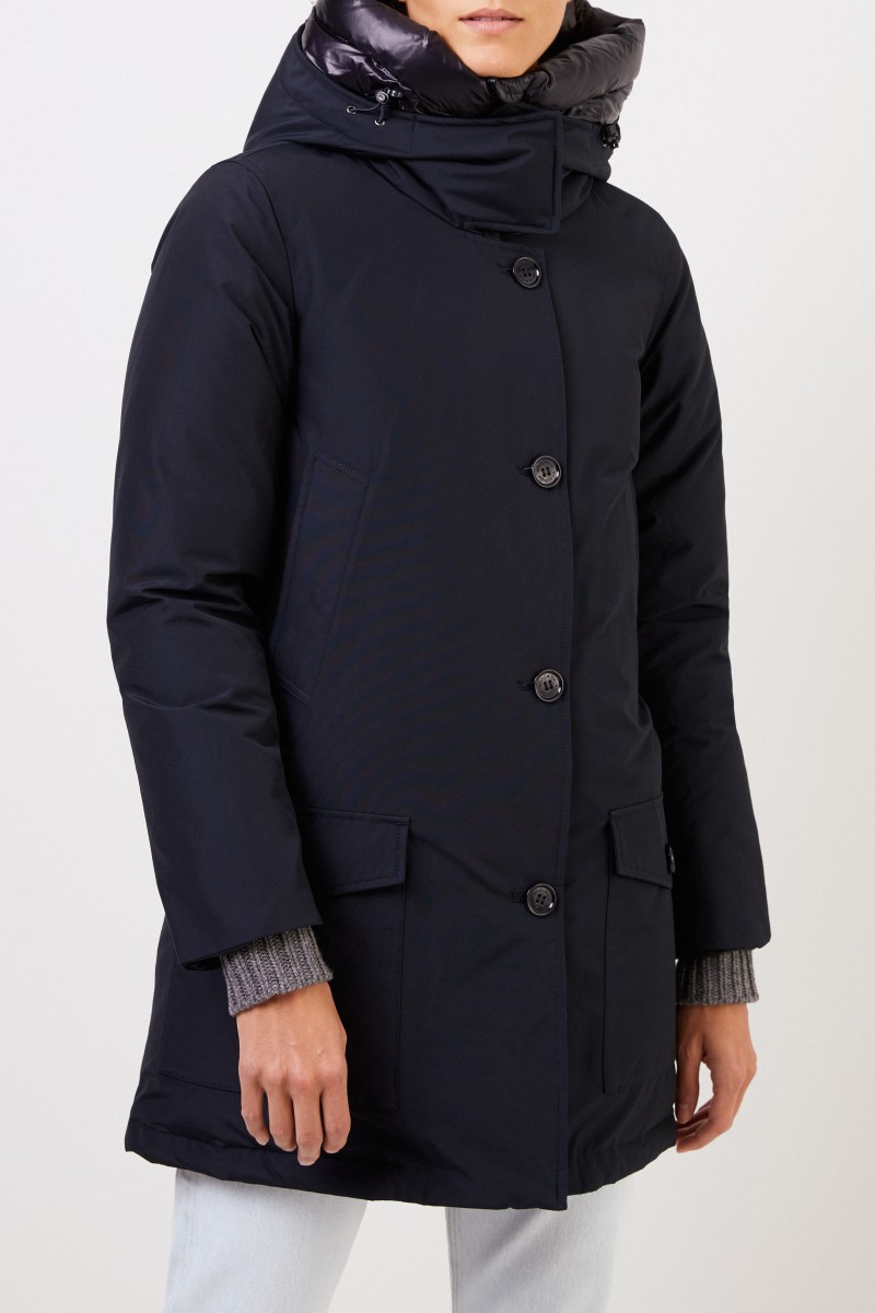 Woolrich Daunen-Parka 'Arctic Parka' mit Kapuze Marineblau