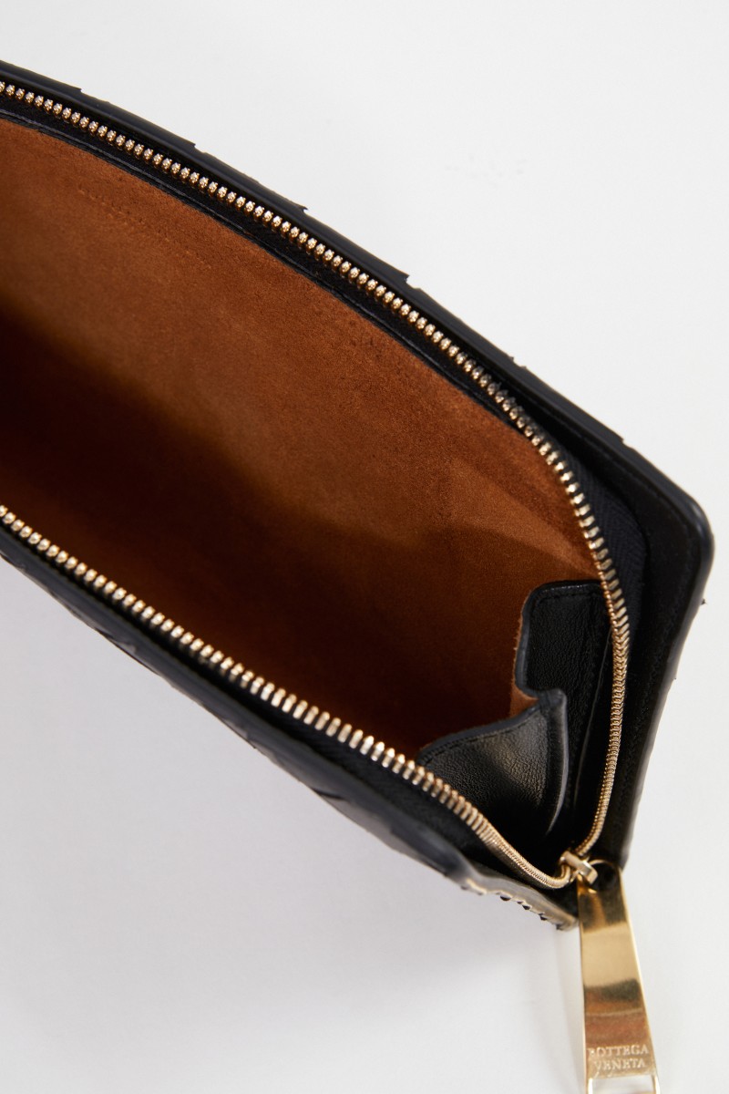 Bottega Veneta Clutch 'BV Rim' Schwarz