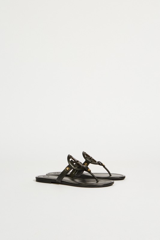 Flip-Flop 'Miller' mit Logo Schwarz