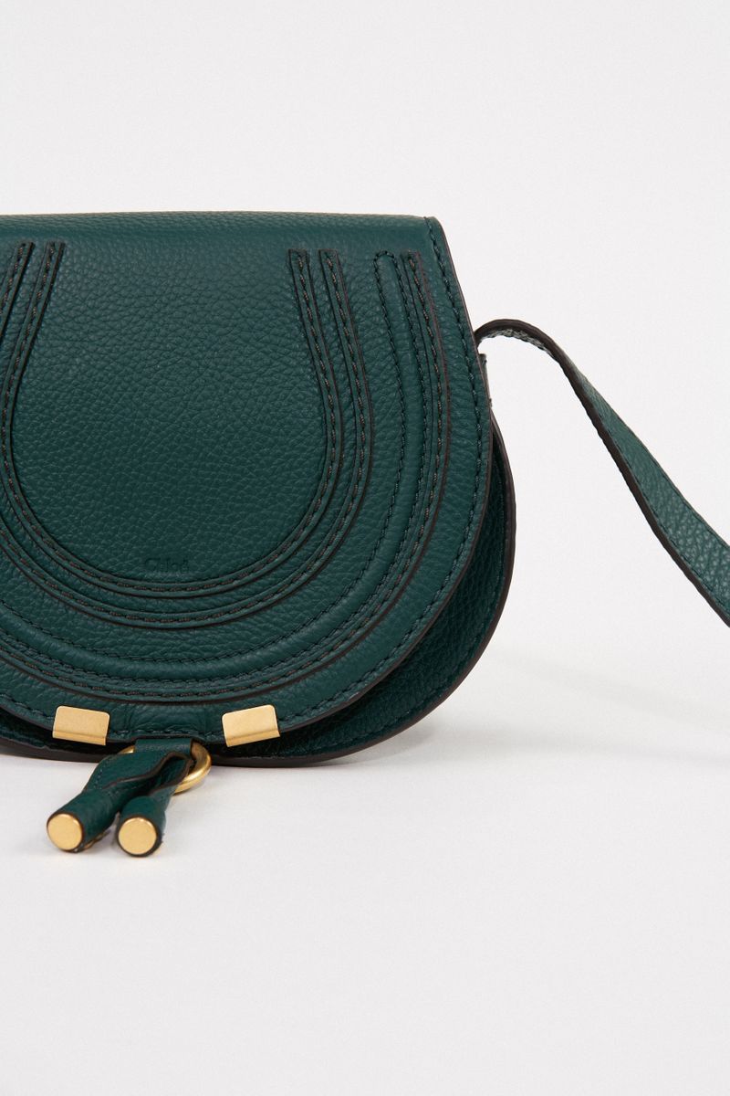 Chloé Umhängetasche 'Marcie Saddle Small' Rain Forest