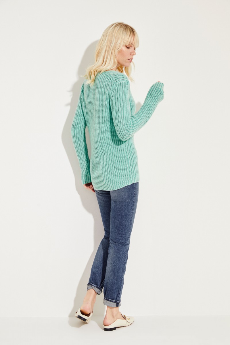 Cashmere-Pullover 'Madita' Grün