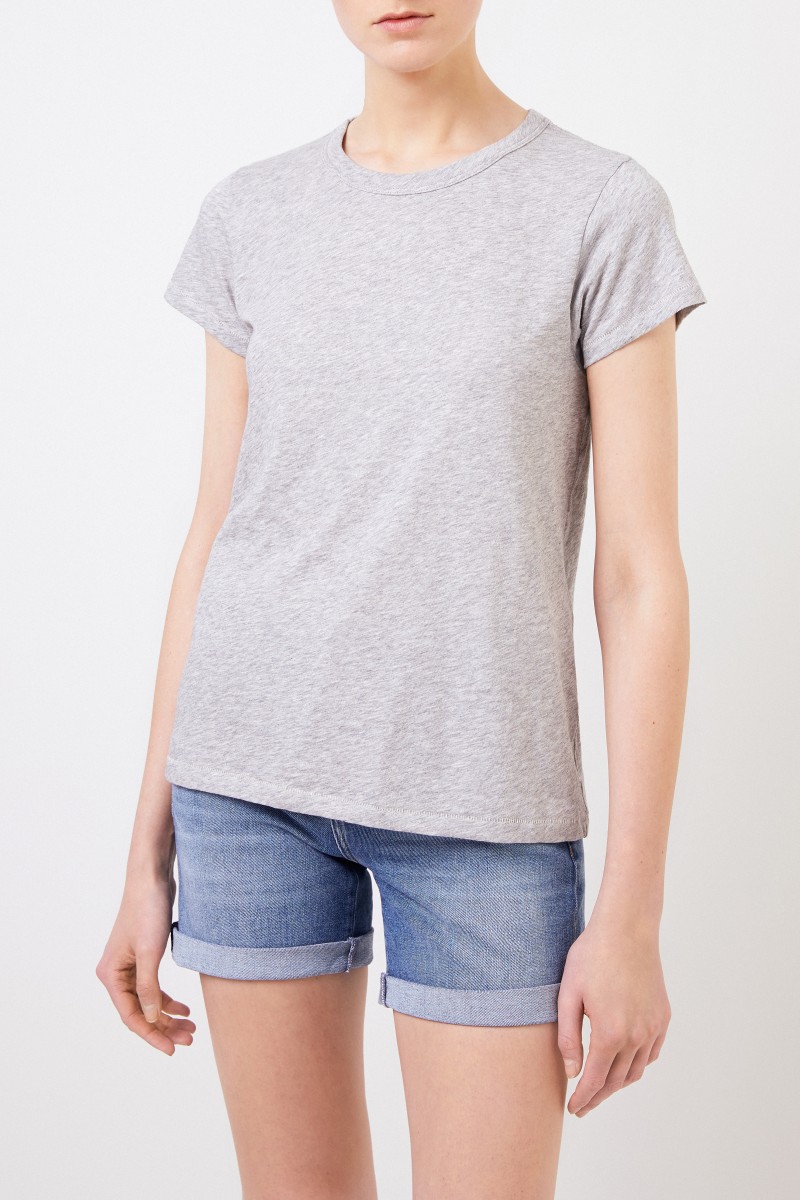 Rag&Bone Baumwoll-Shirt 'The Tee' Grau