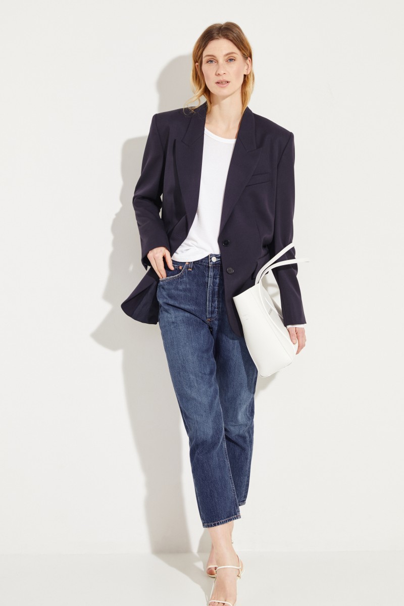High Rise Jeans 'Riley' Blau
