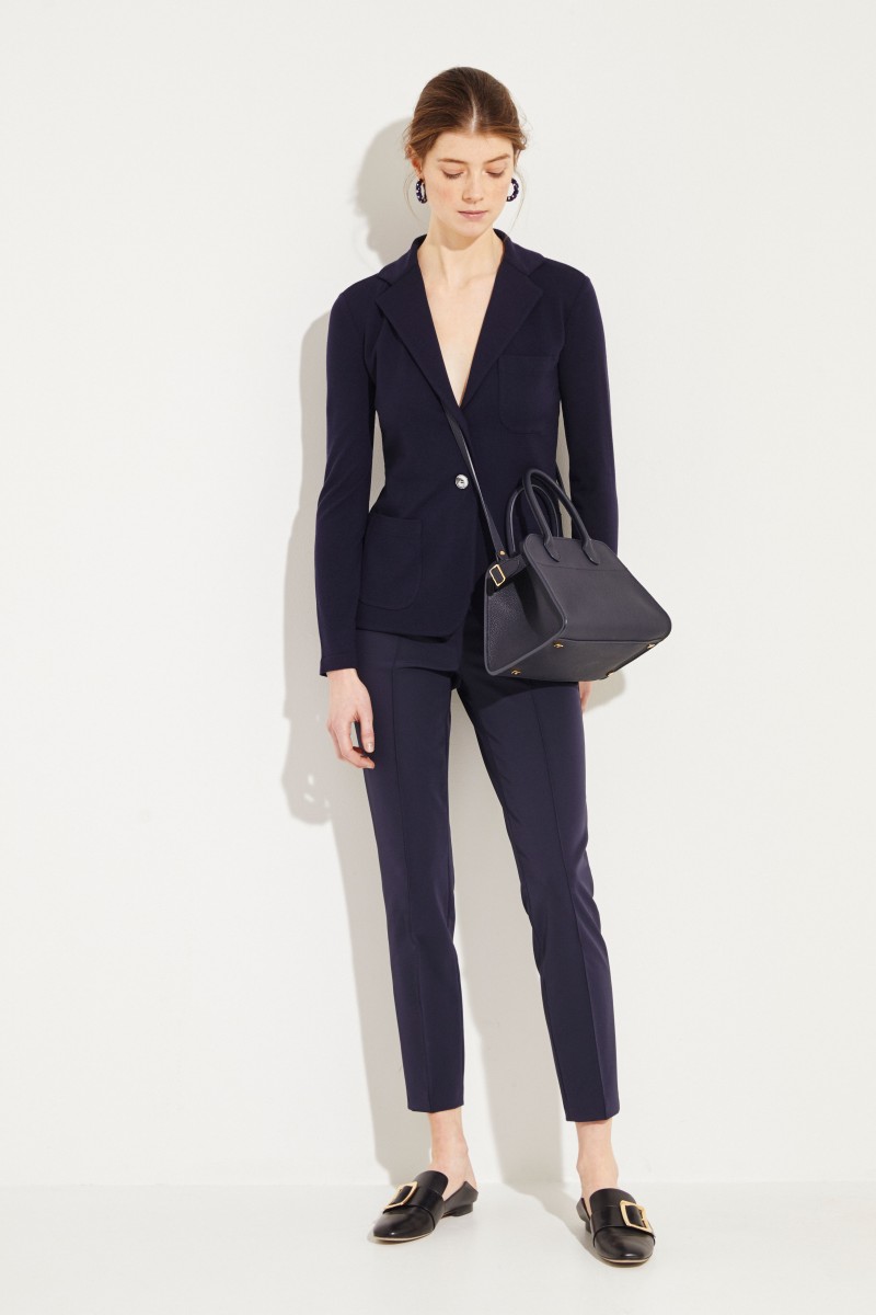 Woll-Blazer Blau