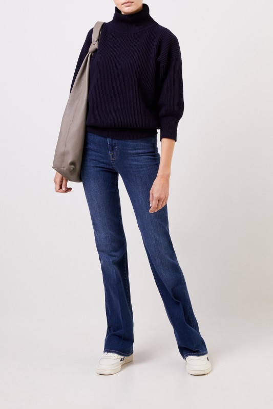7 for all mankind Bootcut-Jeans 'Lisha' Blau