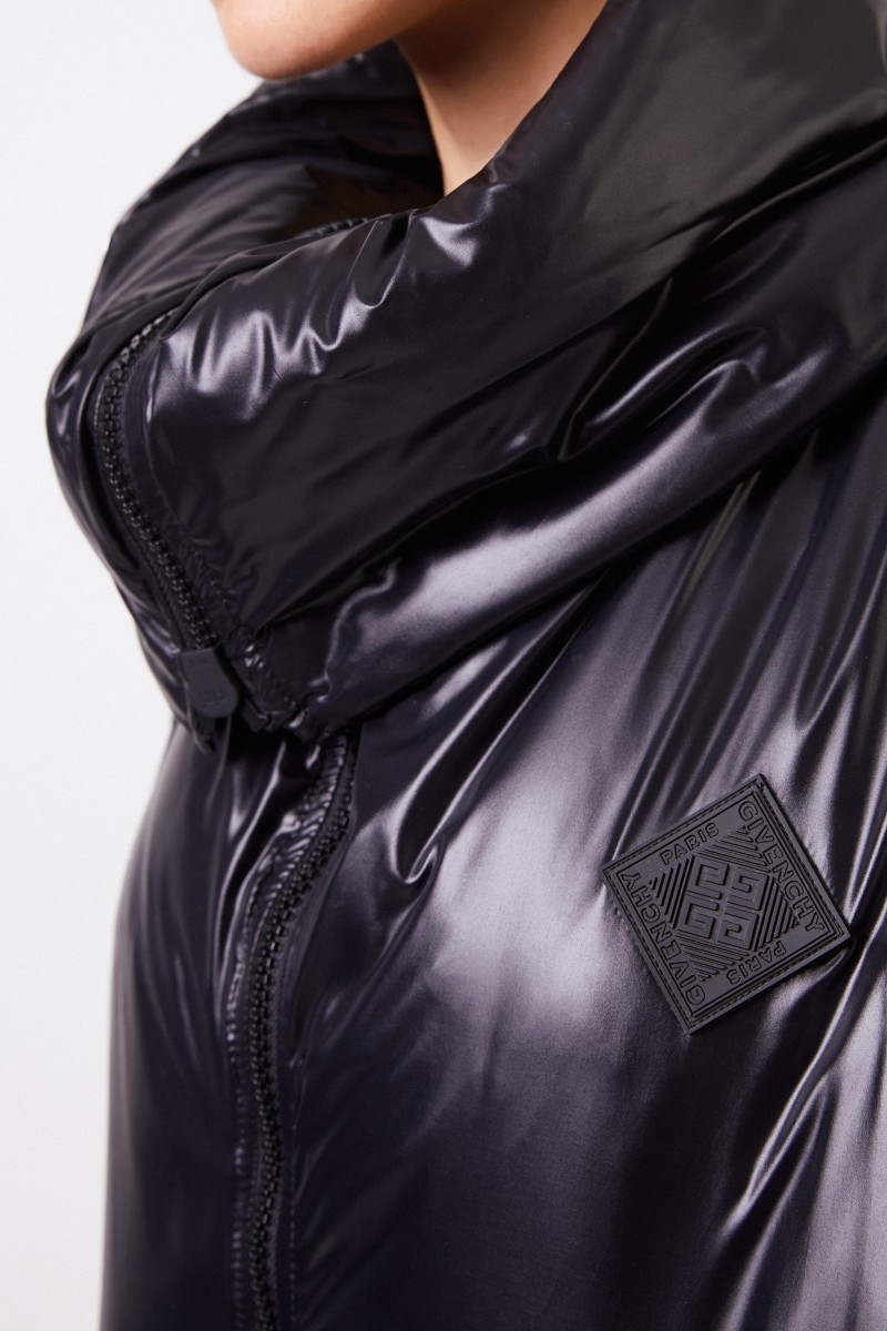 Givenchy Oversize Jacke mit Kragen schwarz