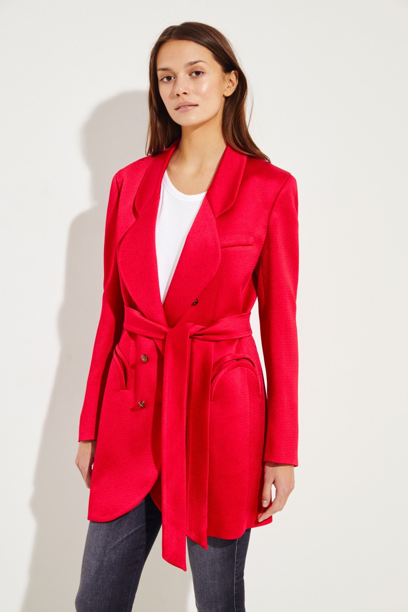 Langer Blazer 'Royal Delight' Rot