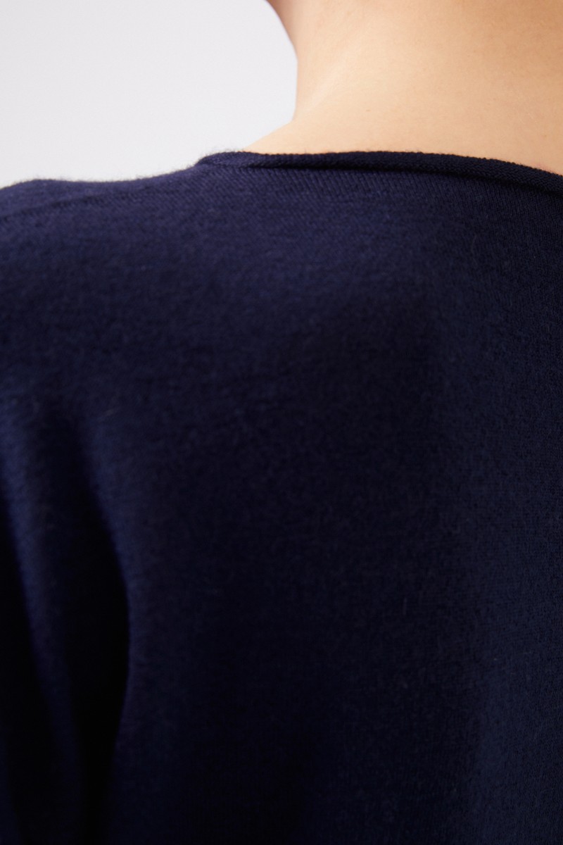 Iris von Arnim Oversize Cashmere-Pullover 'Laniv' Marineblau