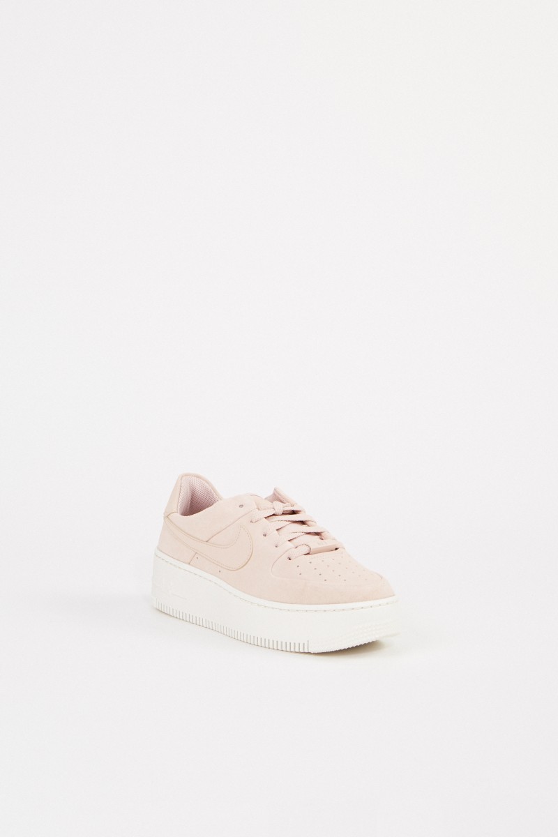 Nike Plateau-Sneaker 'Air Force 1' Beige