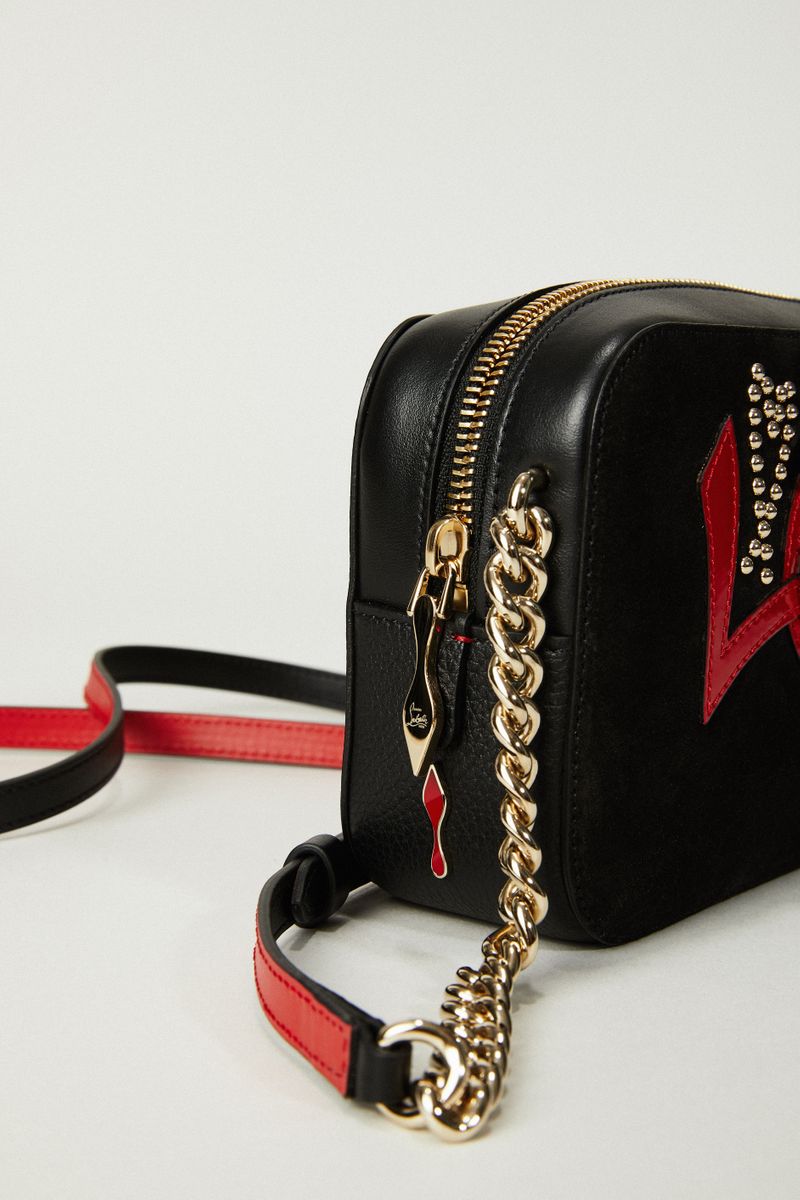 Umhängetasche 'Rubylou Mini Love' Schwarz