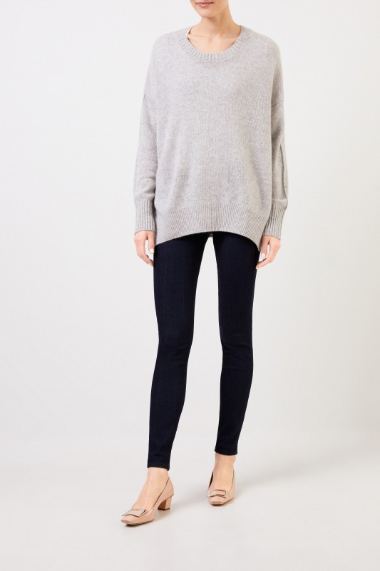 7 for all mankind Skinny Jeans 'The Skinny' Dunkelblau
