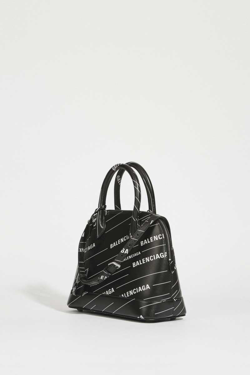 Tasche 'Ville S' mit Logo Schwraz/Weiß