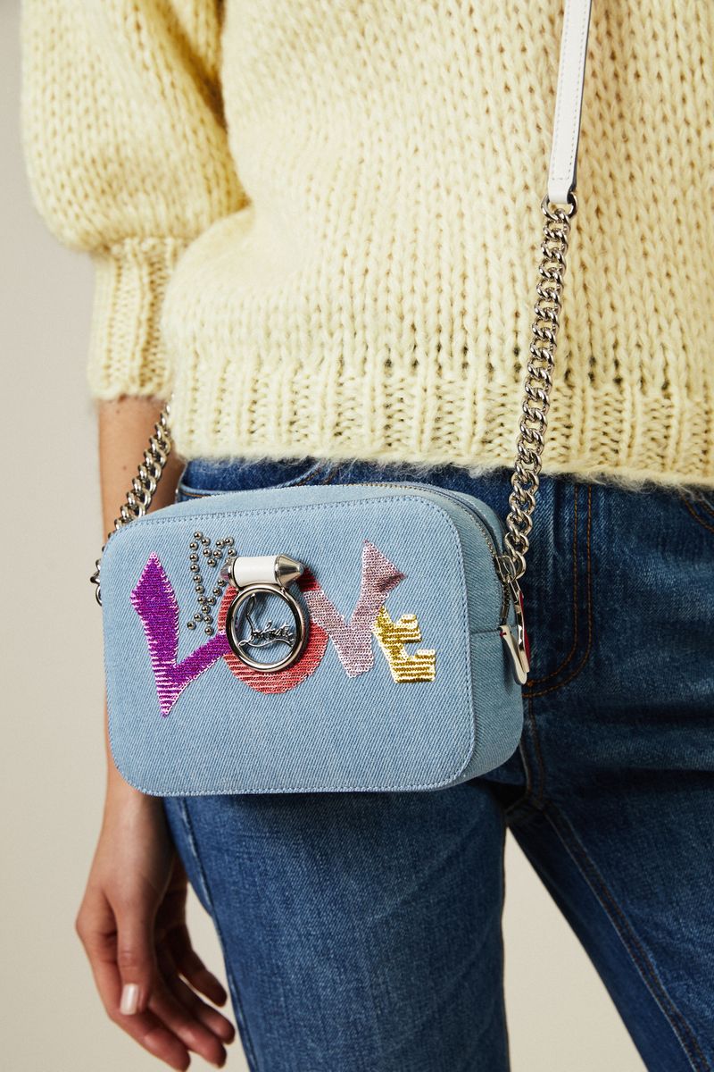 Umhängetasche 'Rubylou Mini Love' Denim