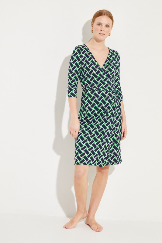 Wickelkleid 'New Julian Two' mit Mustermix Multi
