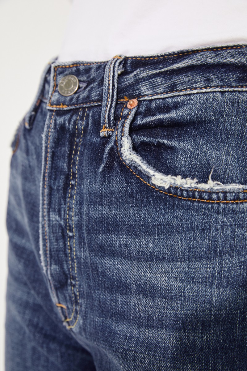 Jeans 'Carla' mit ausgestelltem Saum Blau