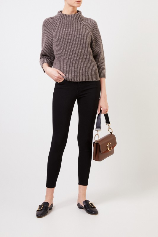 Frame Skinny-Jeans 'Le High Skinny' Schwarz