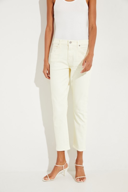 Midrise-Jeans 'Elsa' Gelb