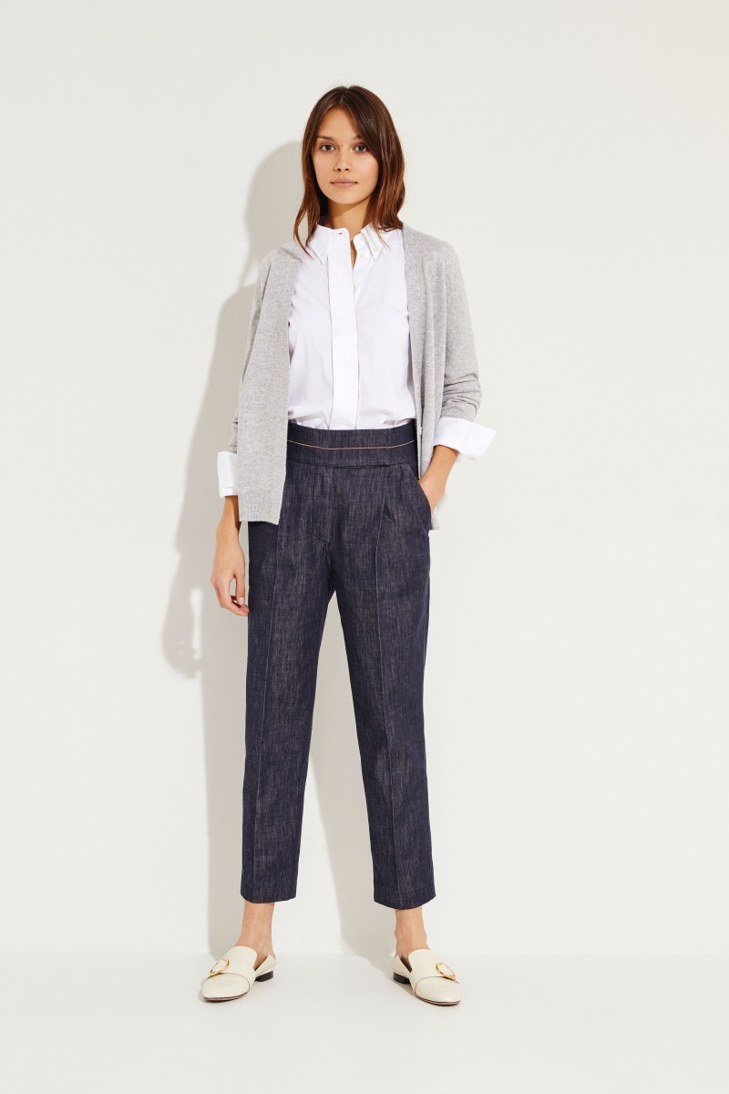 Cashmere Cardigan Grau