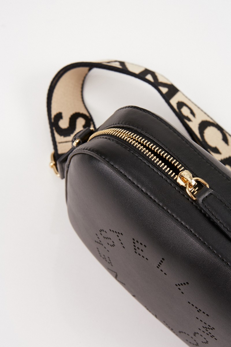 Stella McCartney Umhängetasche 'Mini Camera Bag' Schwarz