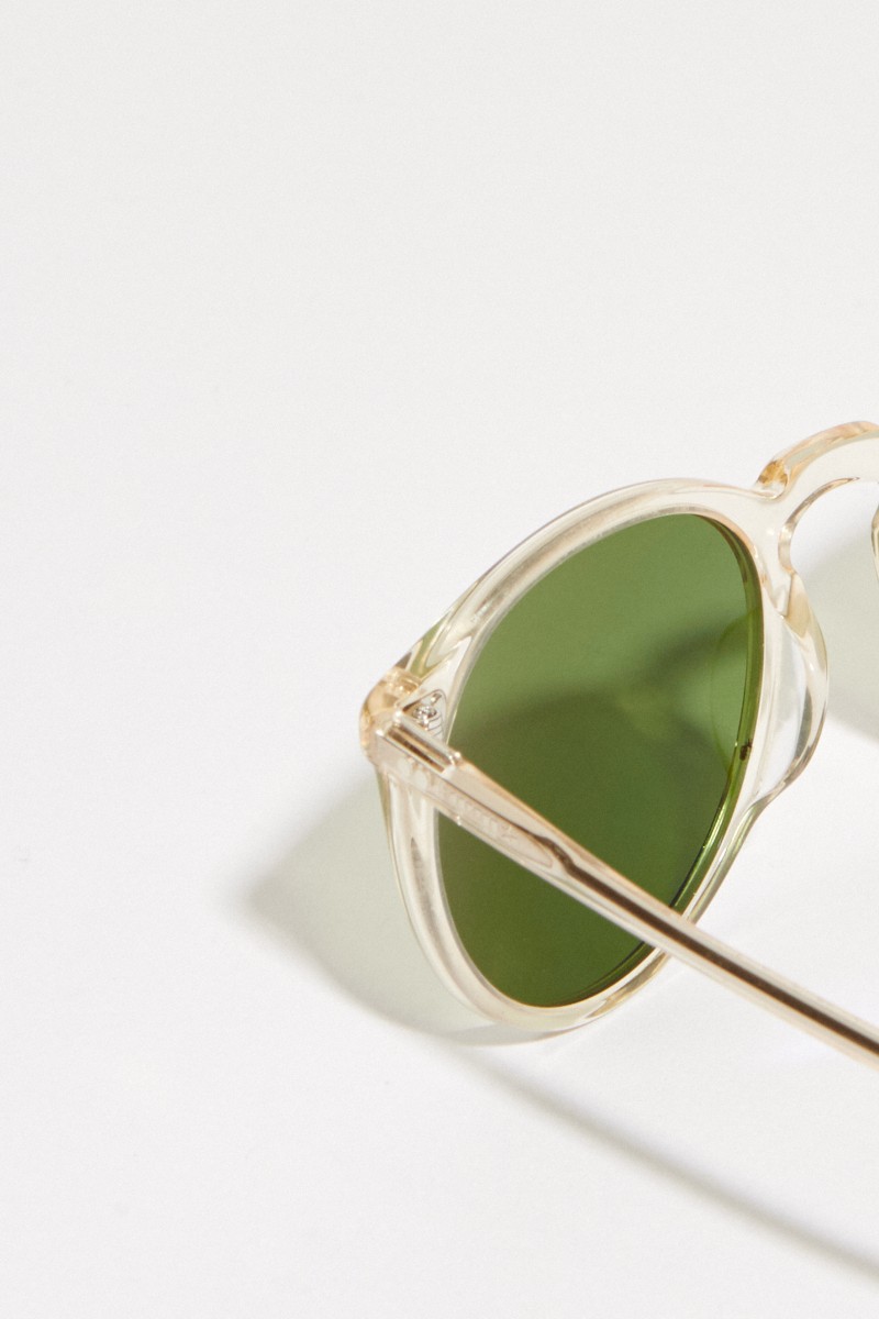 Oliver Peoples Sonnenbrille 'O'Melly Sun' Transparent/Grün
