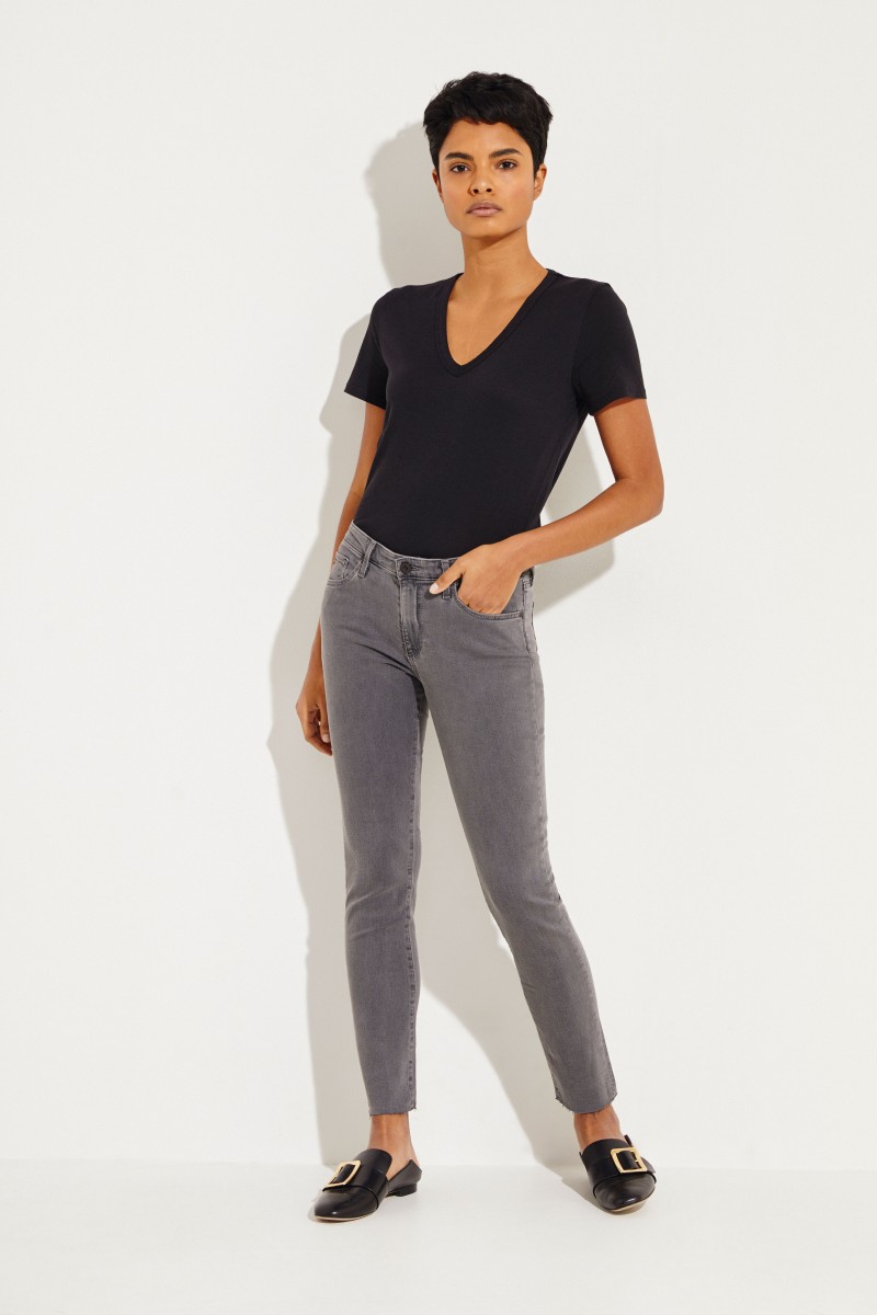 Jeans 'Prima Ankle' Grau