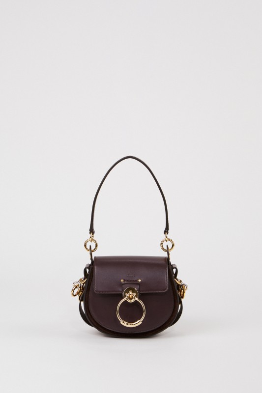 Umhängetasche 'Tess Small' Black Raisin