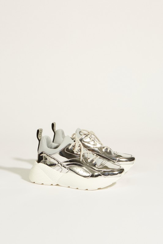 Sneaker 'Eclypse' Metallic-Silber