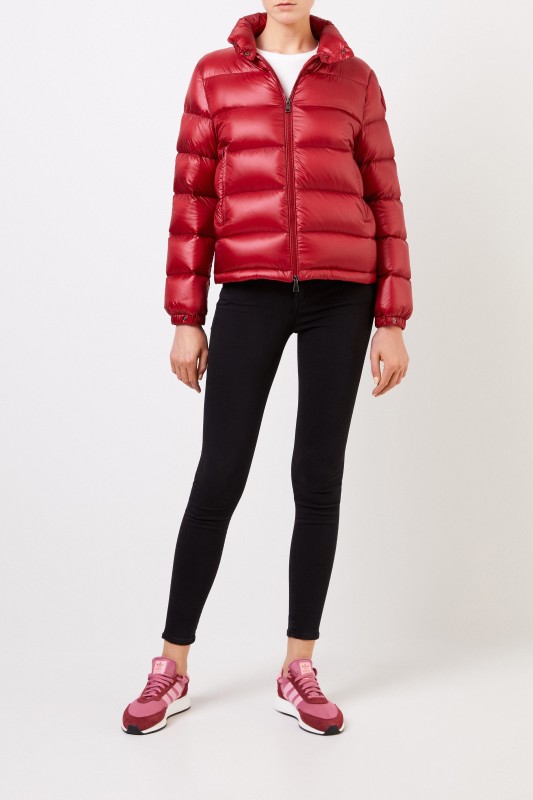 Moncler Kurze Daunenjacke 'Copenhague' Rot