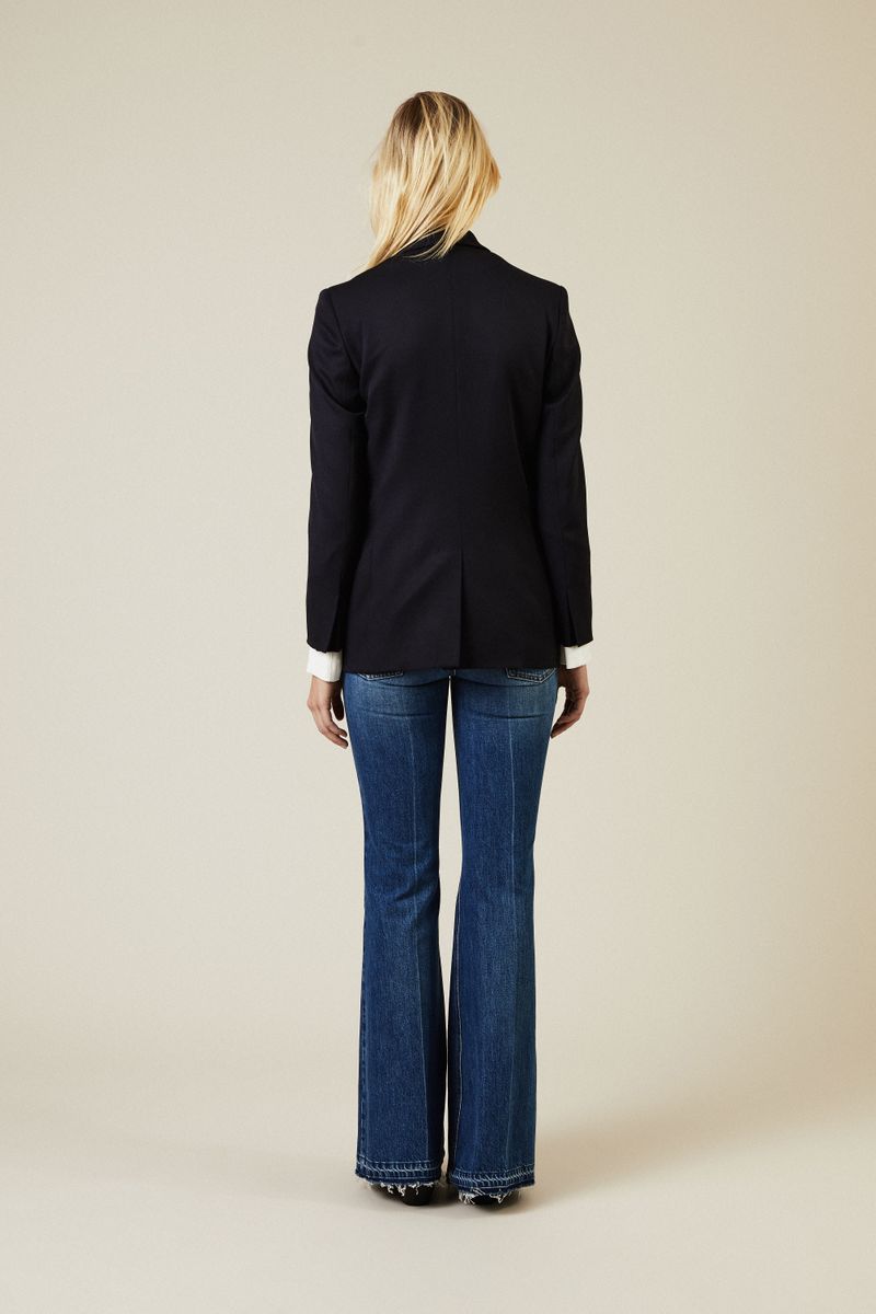 Wollblazer 'Ingrid' Blau