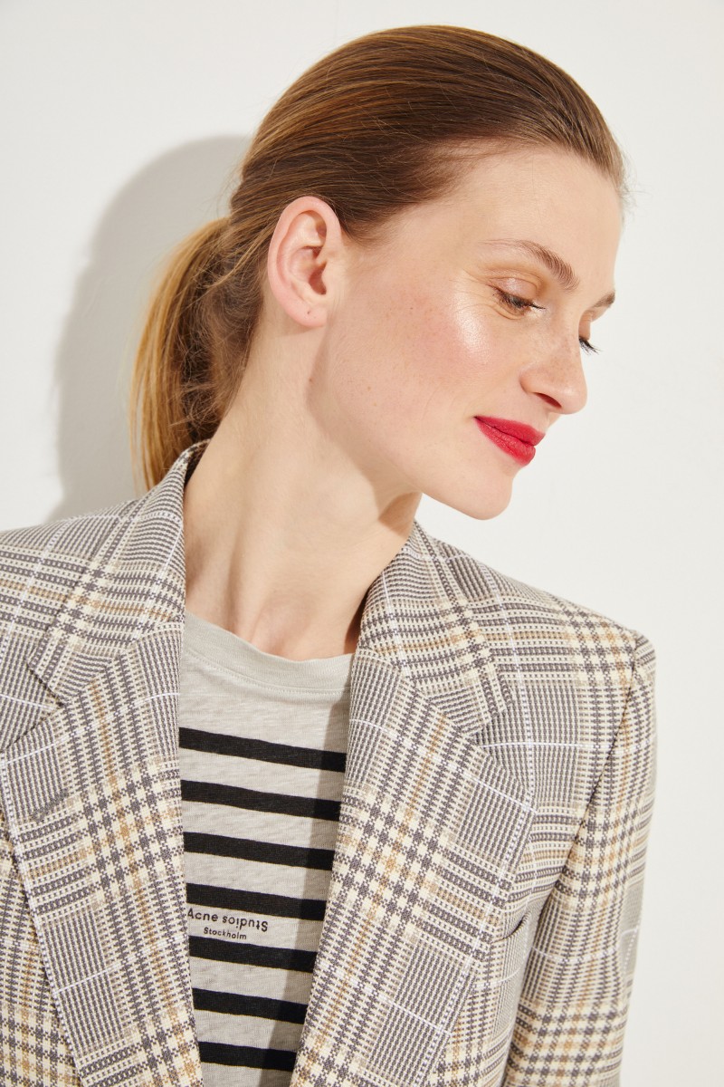 Glencheck-Blazer 'Jana Glossy' Multi