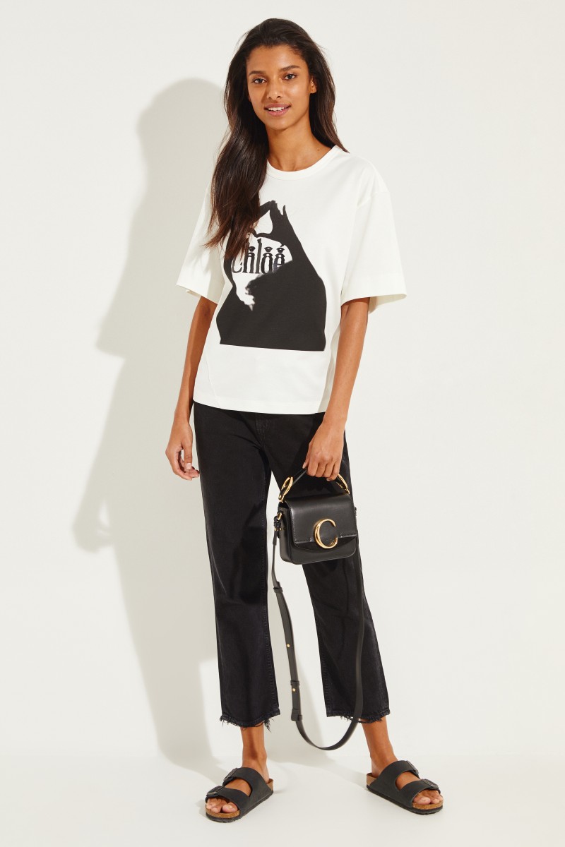 Tasche 'Chloé C Mini' Schwarz