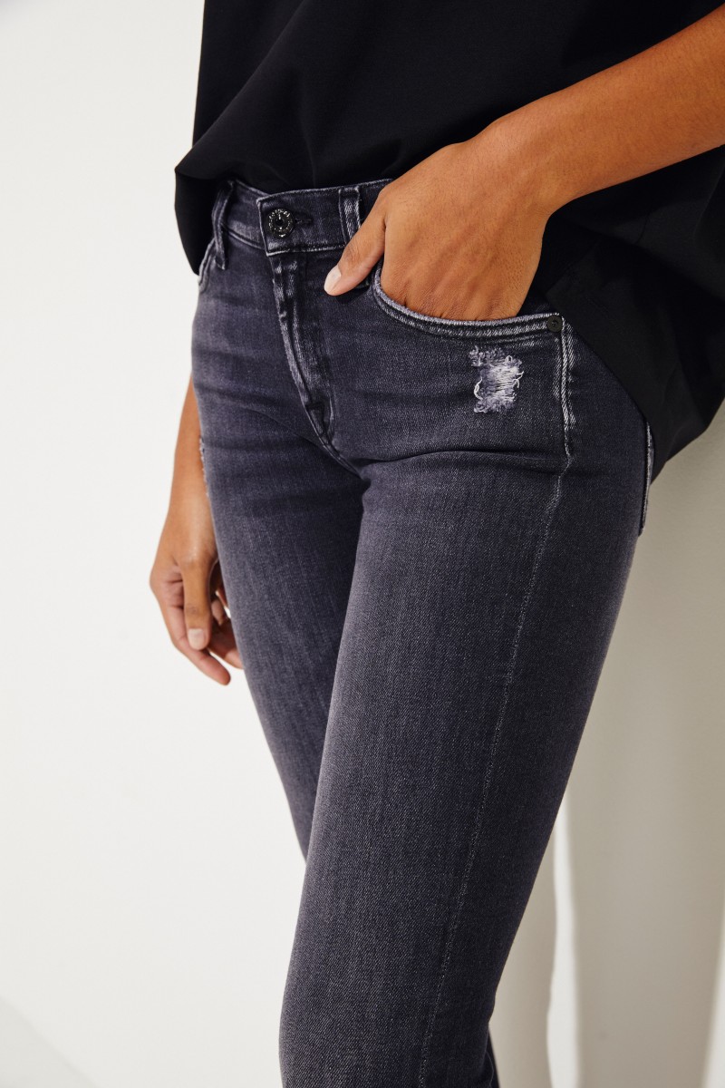 Jeans 'The Skinny Slim Illusion Grand' Anthrazit